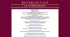 Desktop Screenshot of beverlizcafe.com